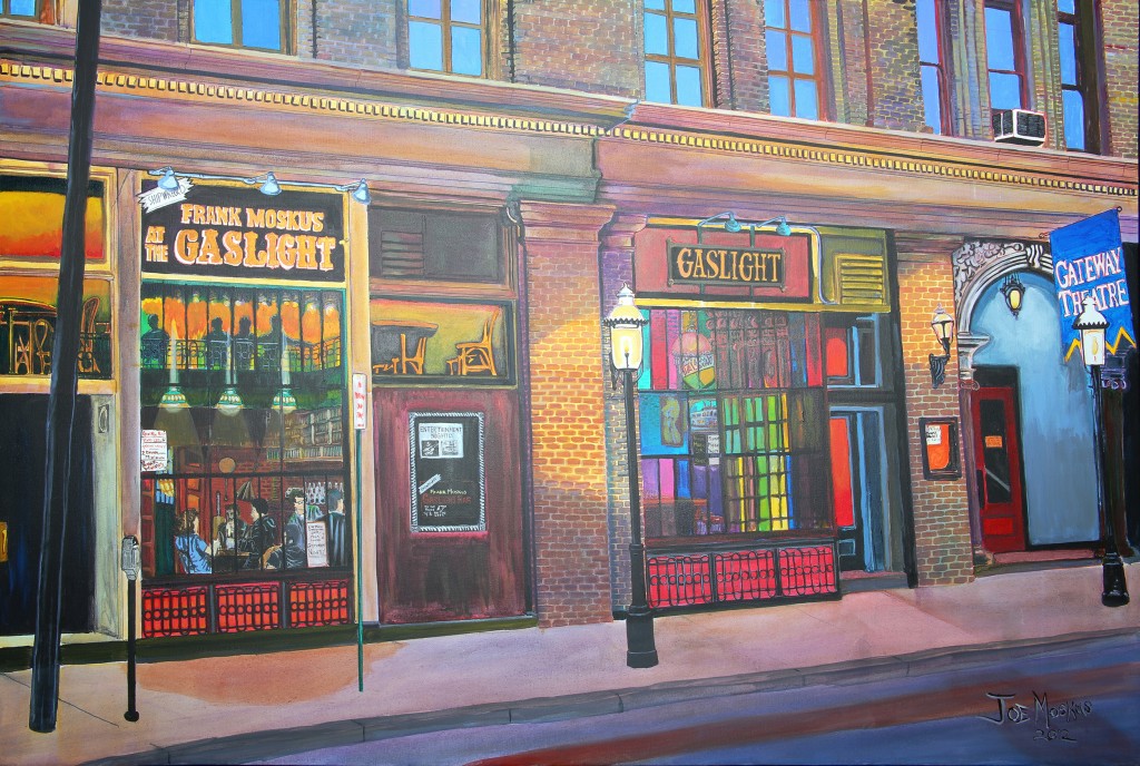 Joe Moskus Gaslight Bar Painting